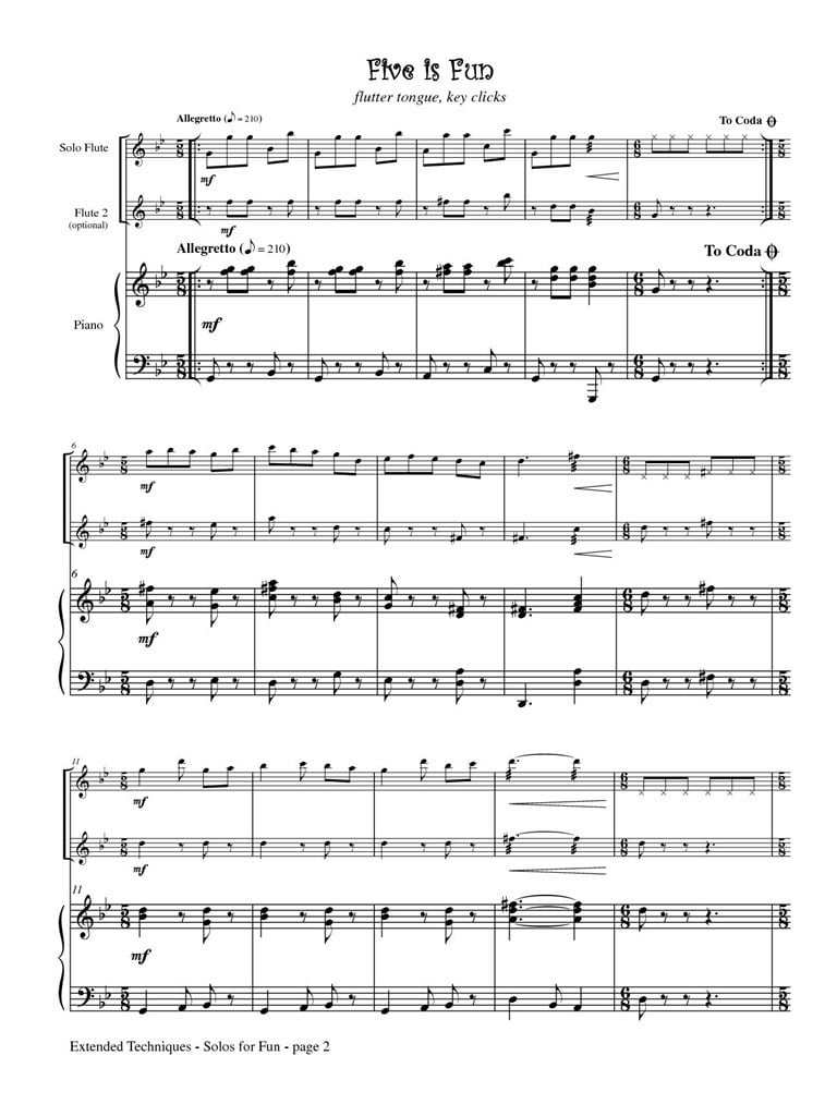 Extended Techniques - Solos For Fun!