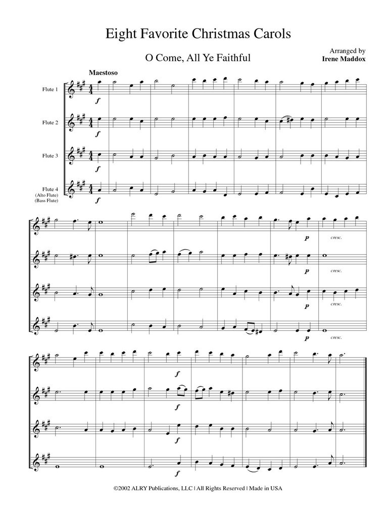 Eight Favorite Christmas Carols