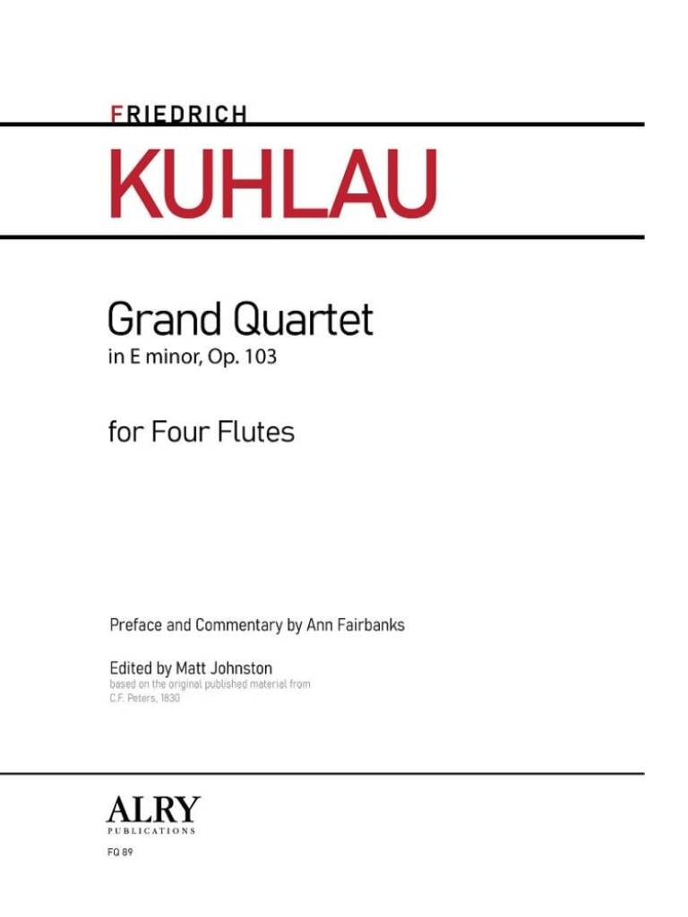 Grand Quartet in E Minor, Op. 103