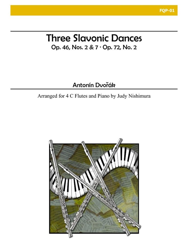 Three Slavonic Dances For Four Flutes and Piano