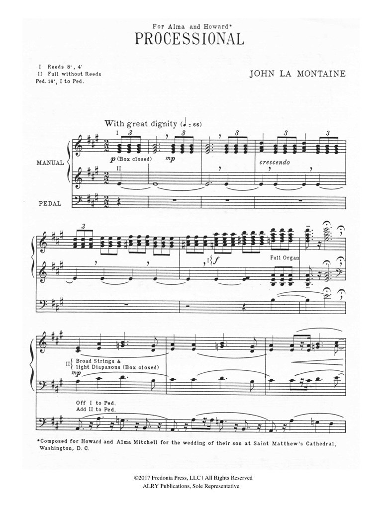 Processional for Organ Solo