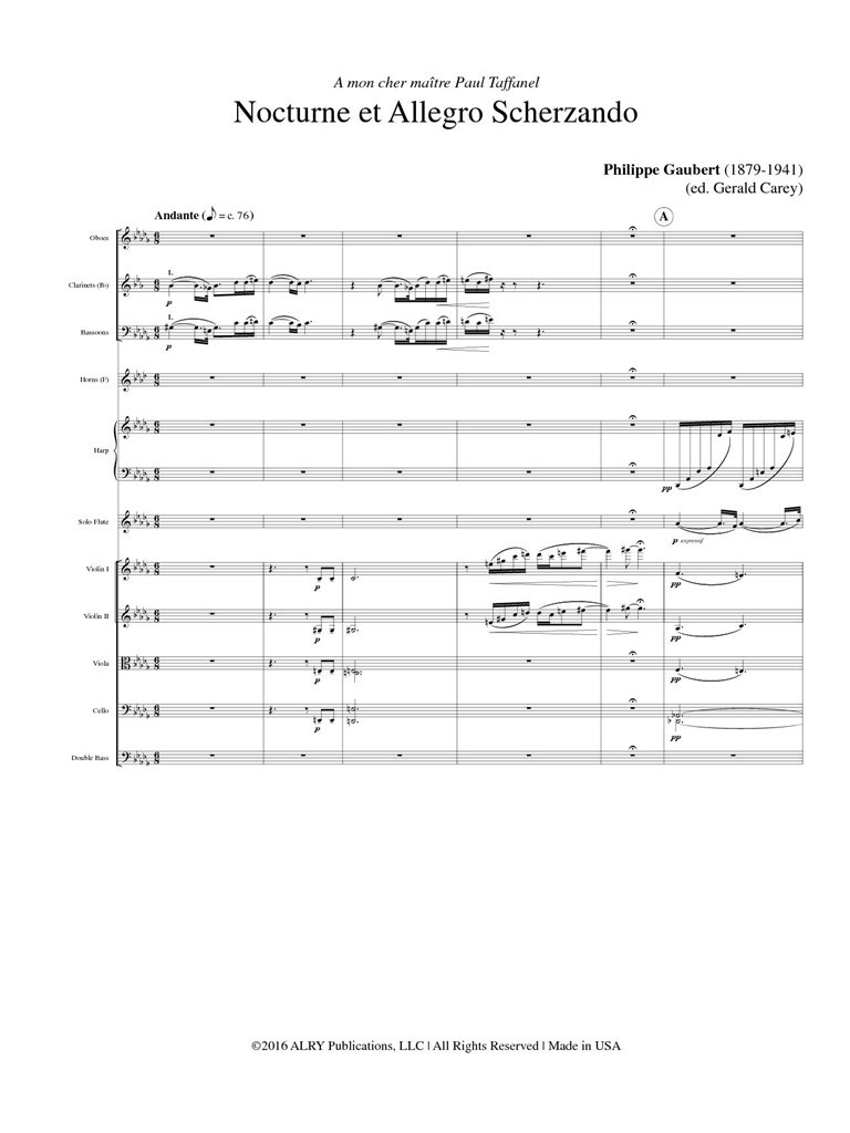 Nocturne et Allegro Scherzando