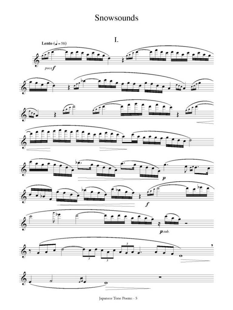 Japanese Tone Poems