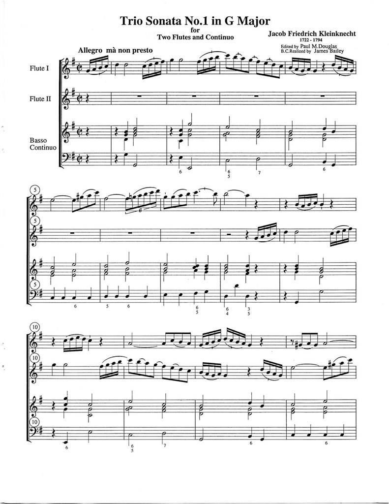 Six Trio Sonatas, Vol. 1