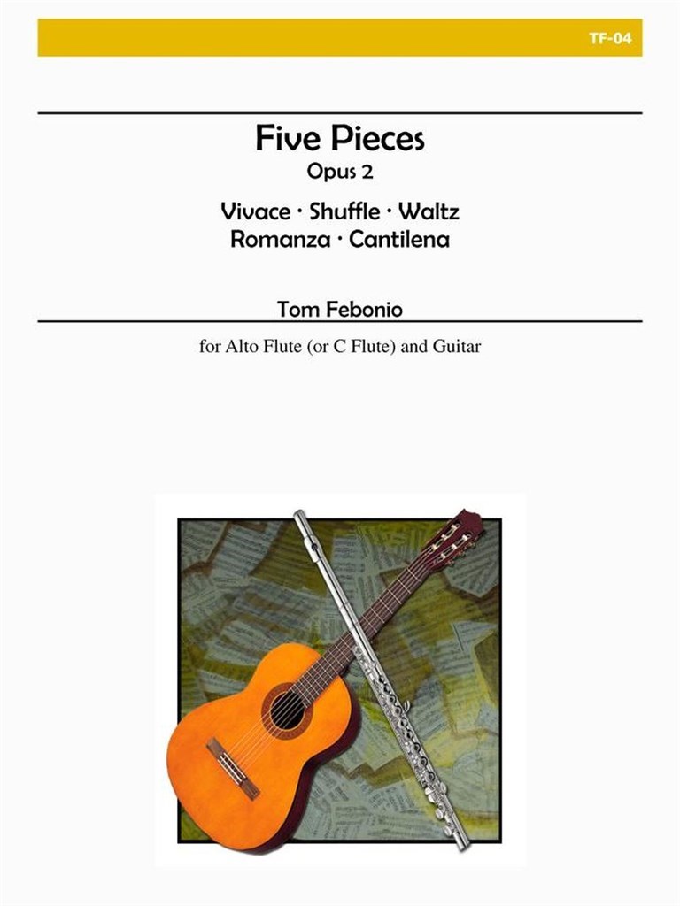 Five Pieces For Alto Flute and Guitar