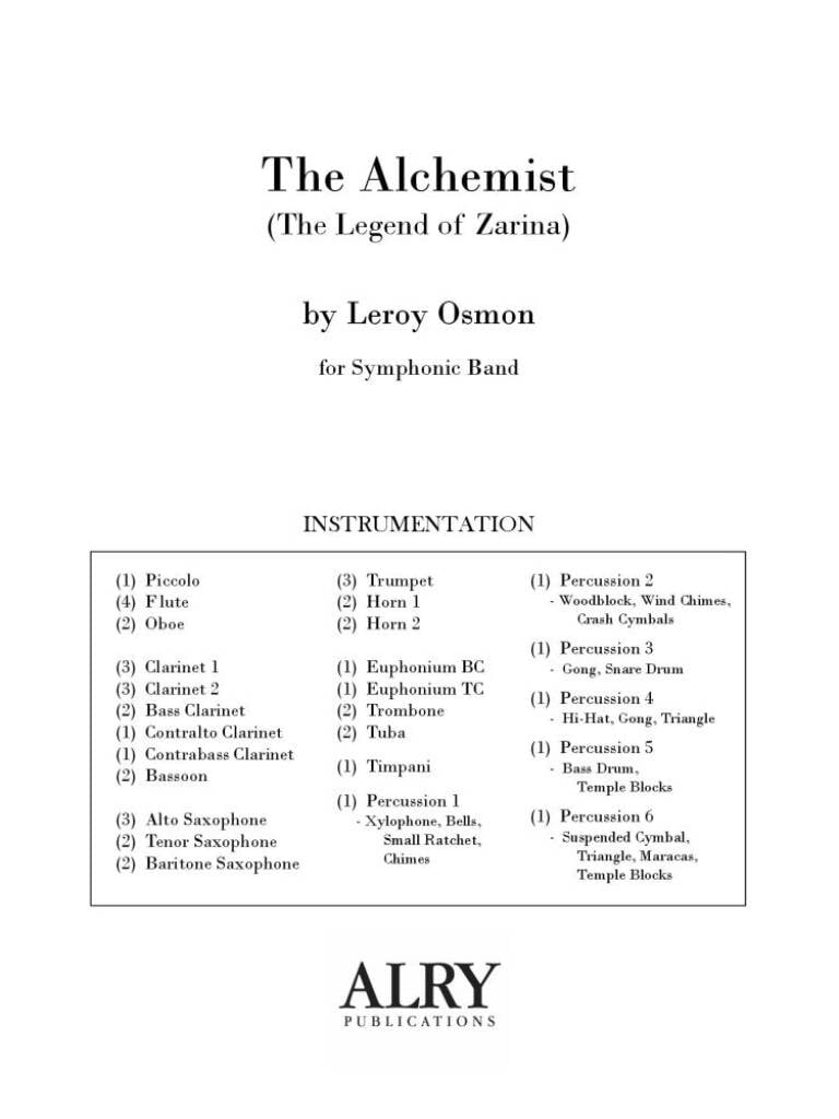 The Alchemist for Symphonic Band