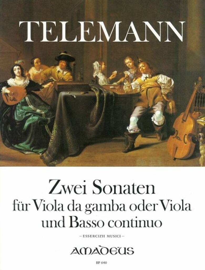 Zwei Sonaten für Viola da Gamba od. Viola und B.C.