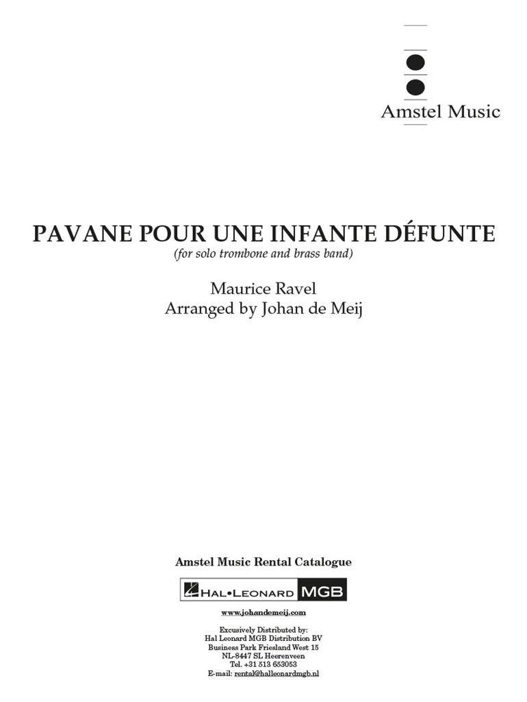 Pavane pour une Infante Défunte