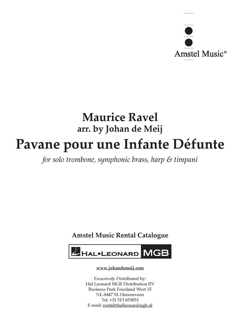 Pavane pour une Infante Défunte