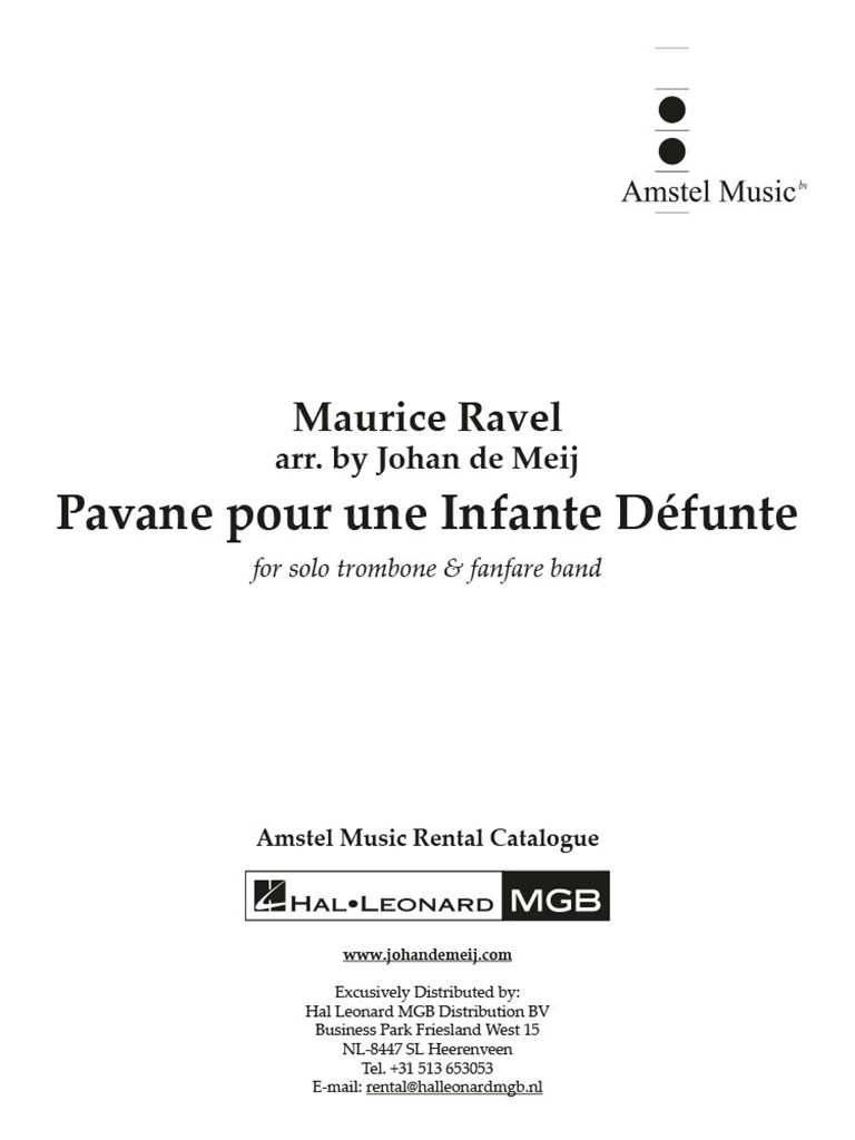 Pavane pour une Infante Défunte