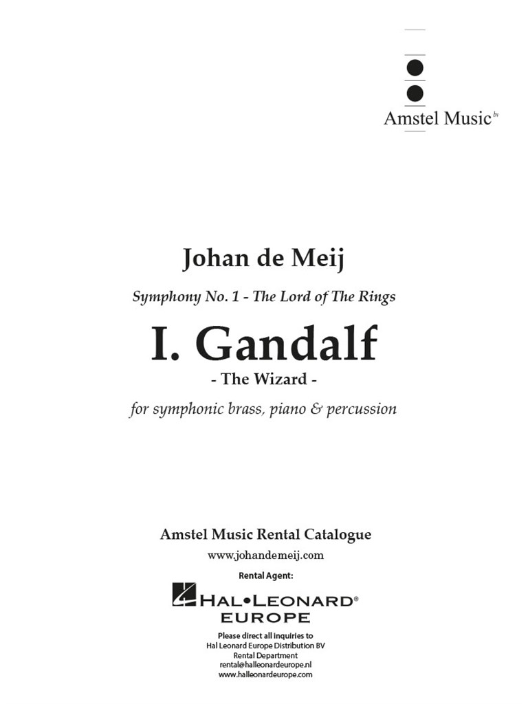 Gandalf (part I from The Lord of the Rings)