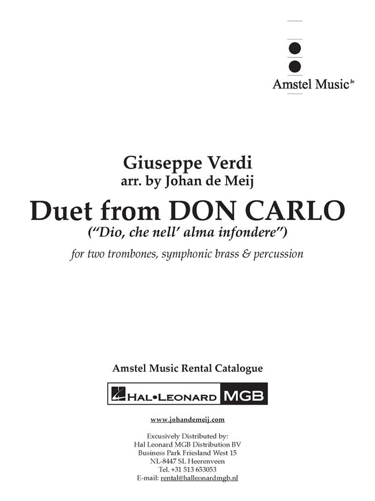 Duet from Don Carlo