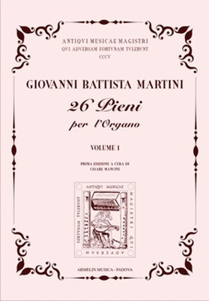 26 Pieni Per L'Organo Vol. 1