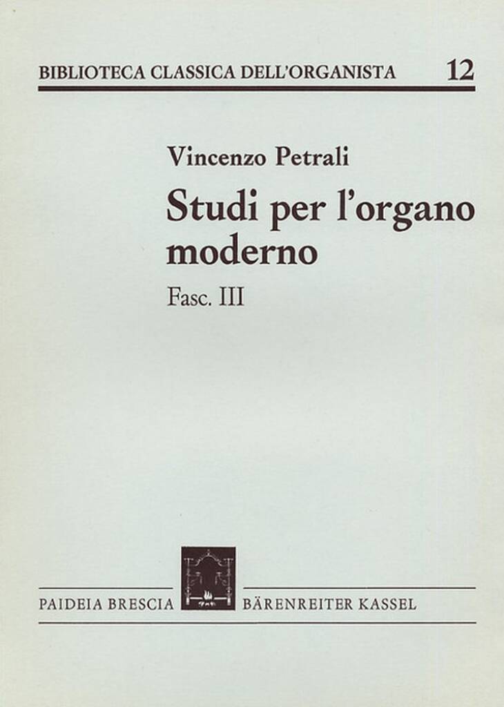 Studi per l'Organo Moderno Vol. 3