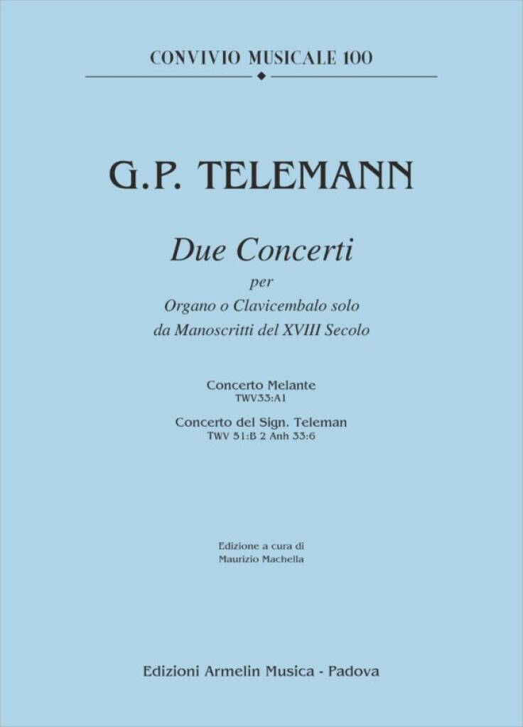 Due concerti da manoscritti del XVIII sec.