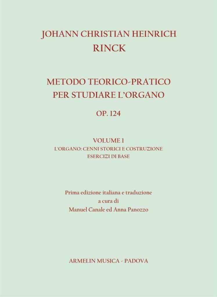 Metodo per organo, op. 124 volume 1