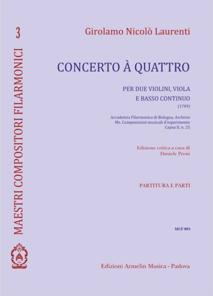 Concerto à quattro (1709)