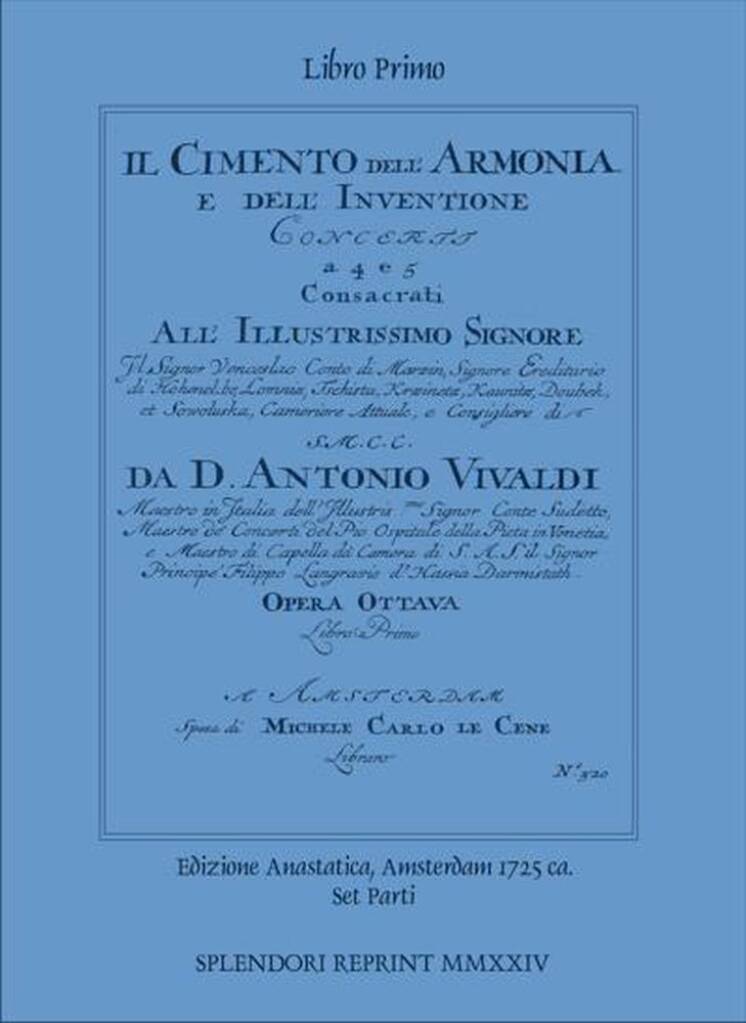 Il cimento dell?armonia e dell?inventione
