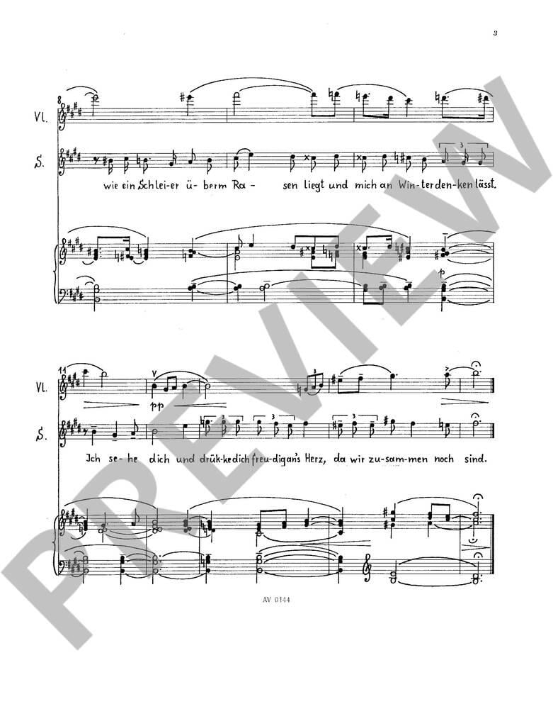 Vier kleine Liebeslieder op. 174