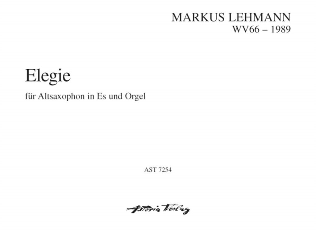 Elegie auf den Tod eines Freundes WV 66