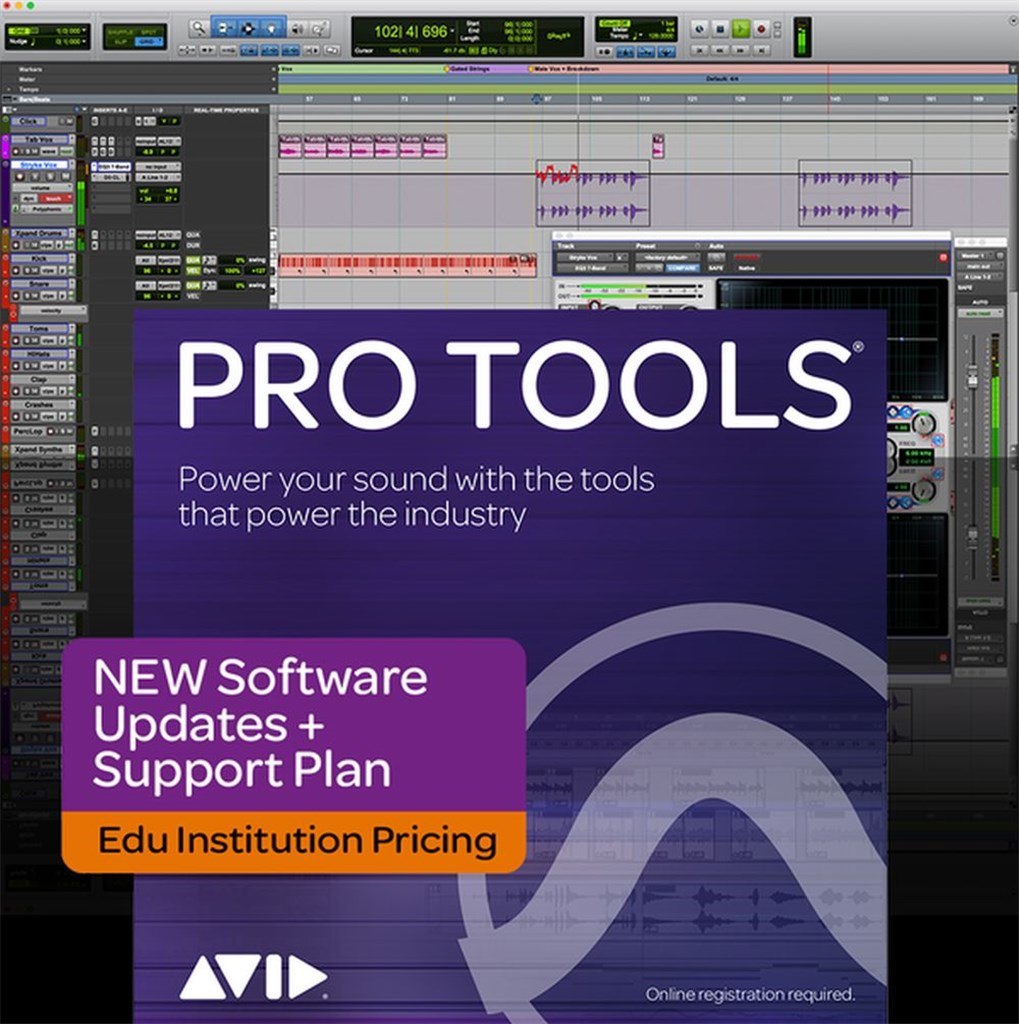 Pro Tools New Support (Edu Inst, Boxed)