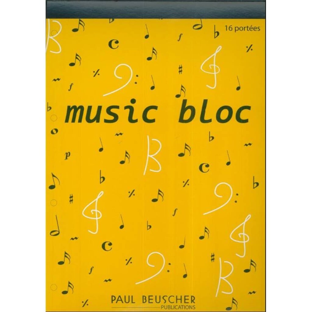 Bloc-Notes - 16 portées
