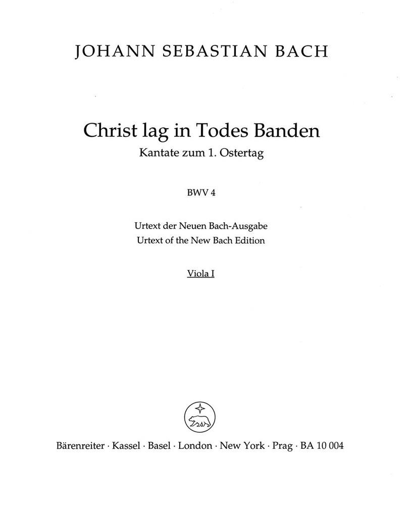 Christ lay by death enshrouded