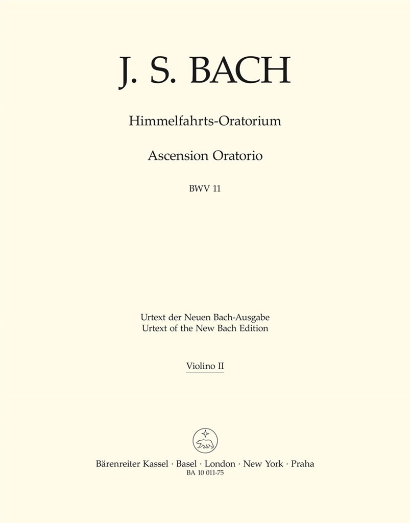 Ascension Oratorio BWV 11