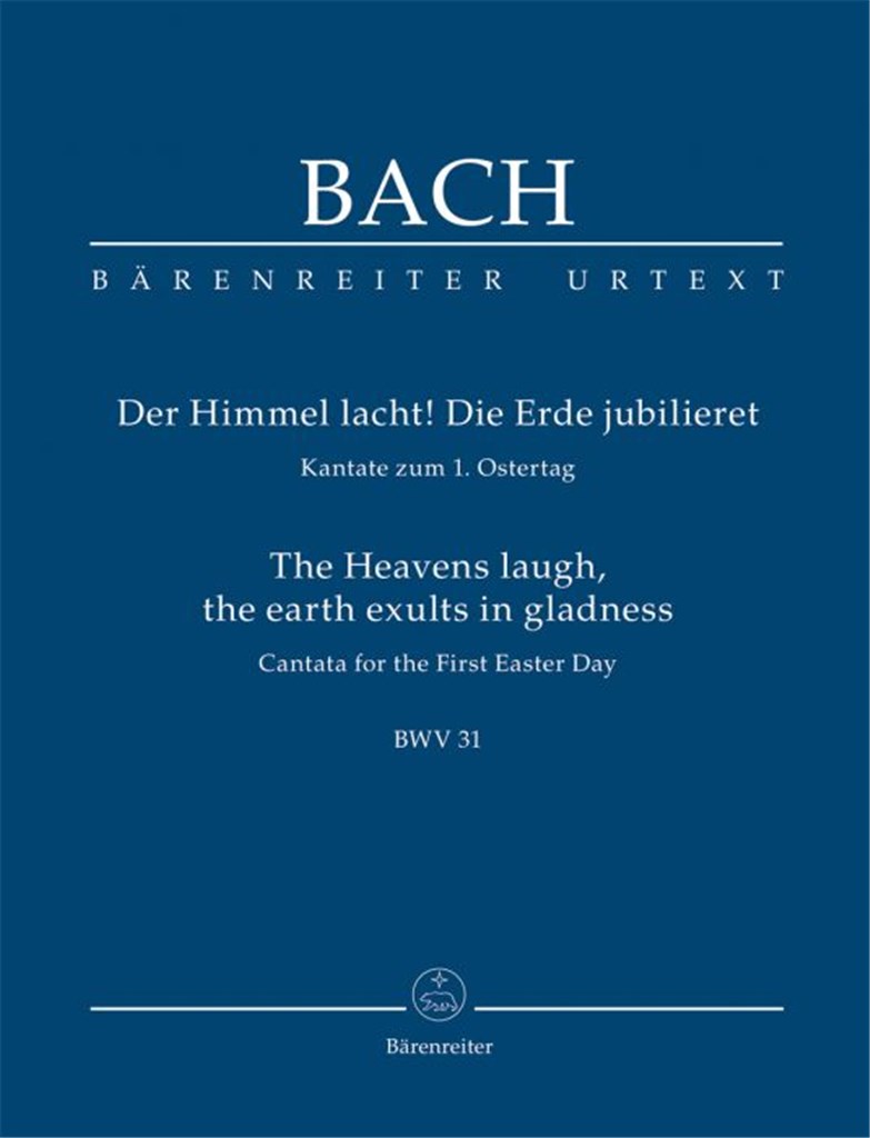 The Heavens laugh, the earth exults in gladness