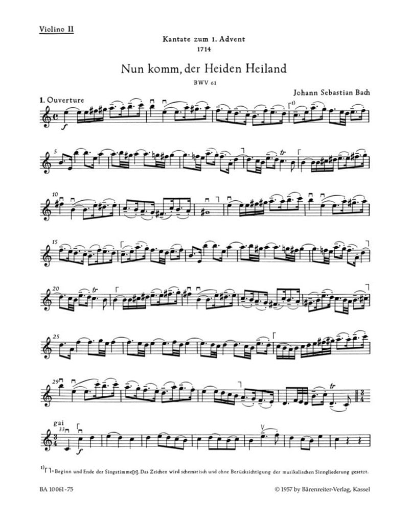 Nun komm, der Heiden Heiland