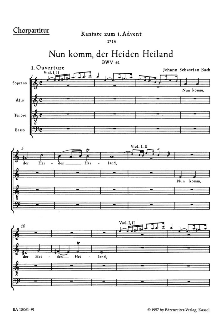 Nun komm, der Heiden Heiland