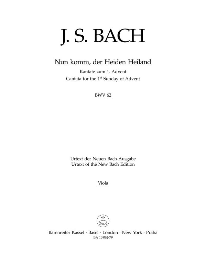 Nun komm, der Heiden Heiland