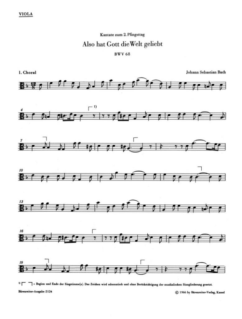 Also hat Gott die Welt geliebt