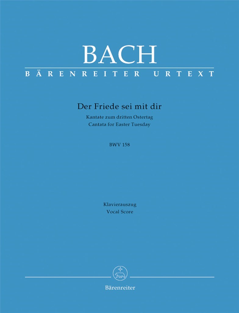 Der Friede Sie Mit Dir Bwv 158