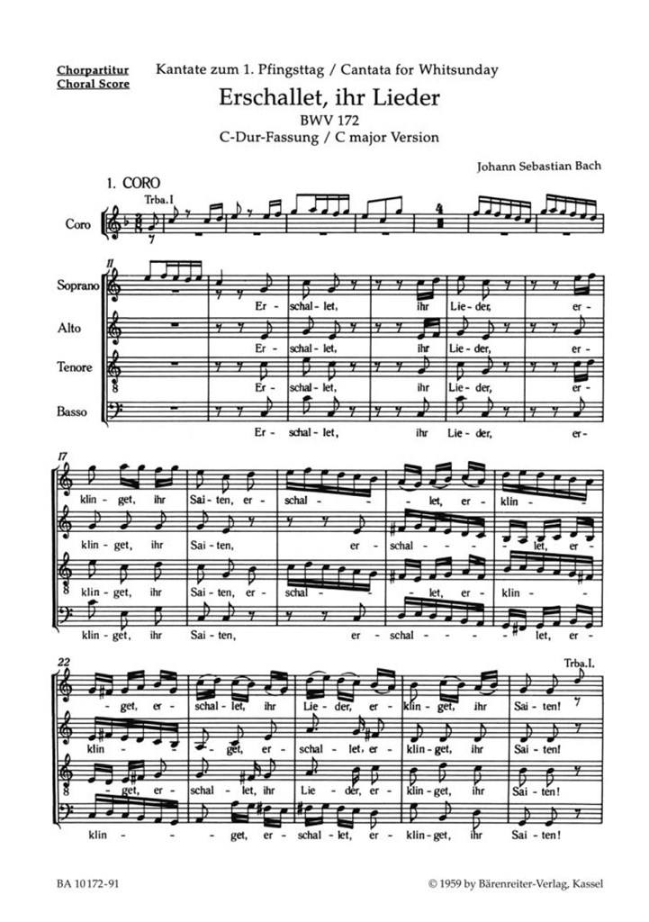 Erschallet, ihr Lieder
