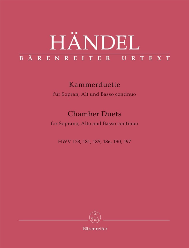 Chambers Duets for Soprano, Alto and Basso cont.