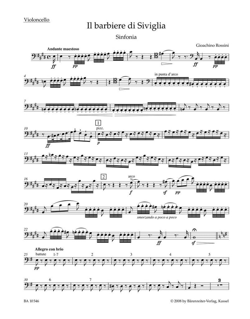 Il barbiere di Siviglia. Sinfonia (Ouverture)