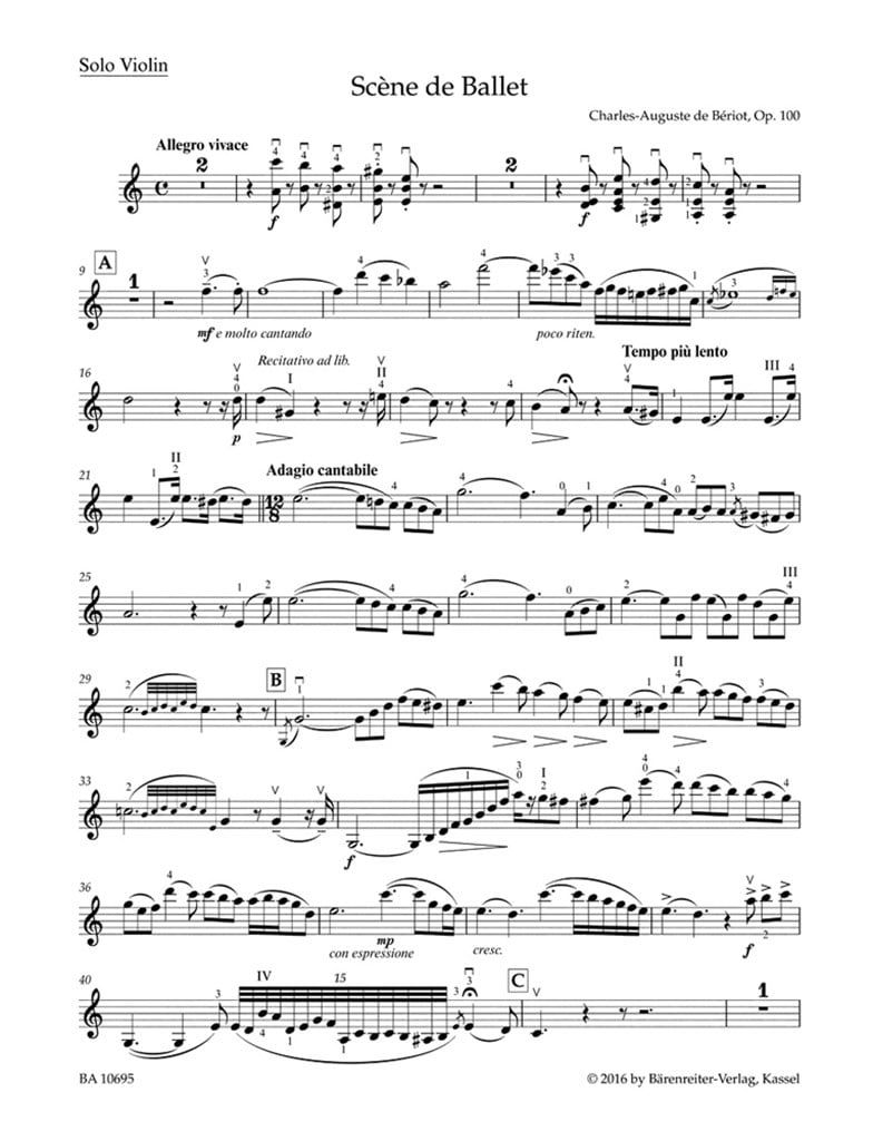 Scène de Ballet op. 100