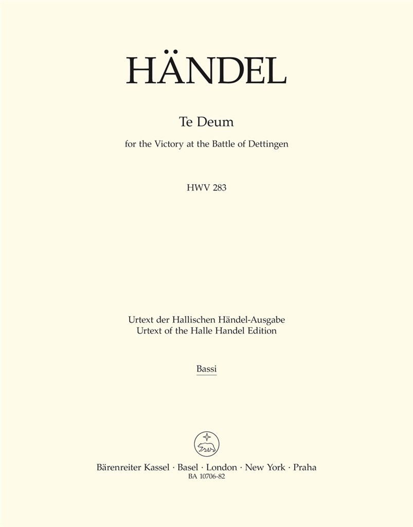 Te Deum for the Victory at the Battle of Dettingen