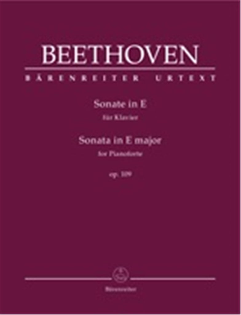 Sonata for Pianoforte in E major op. 109