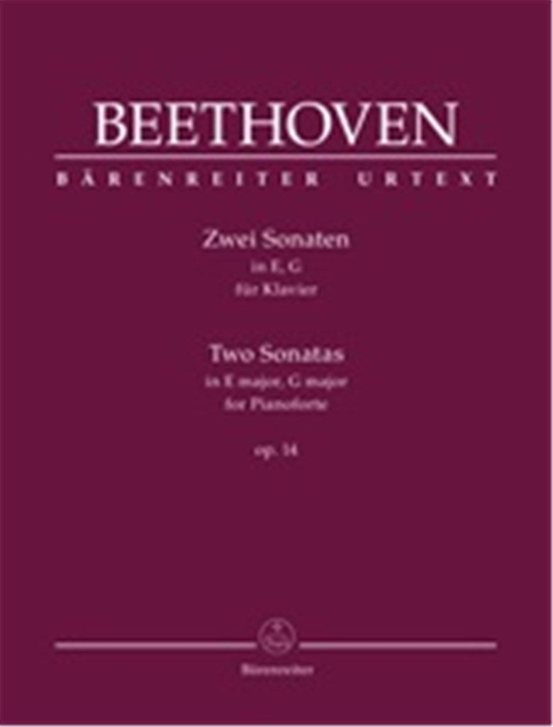 Two Sonatas for Pianoforte E major, G major op. 14