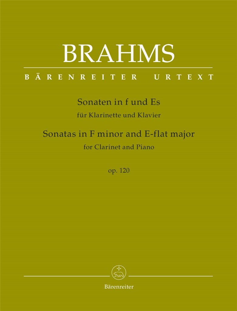 Sonatas for Clarinet and Piano op. 120