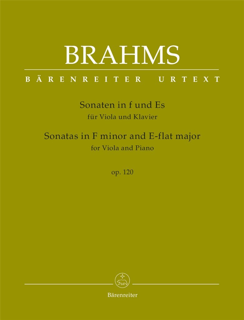 Sonatas in F minor and E-flat major op. 120