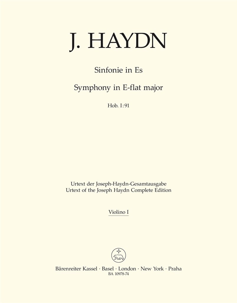 Symphony in Eb major Hob. I:91