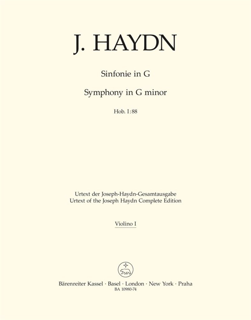 Symphony in G major No. 88
