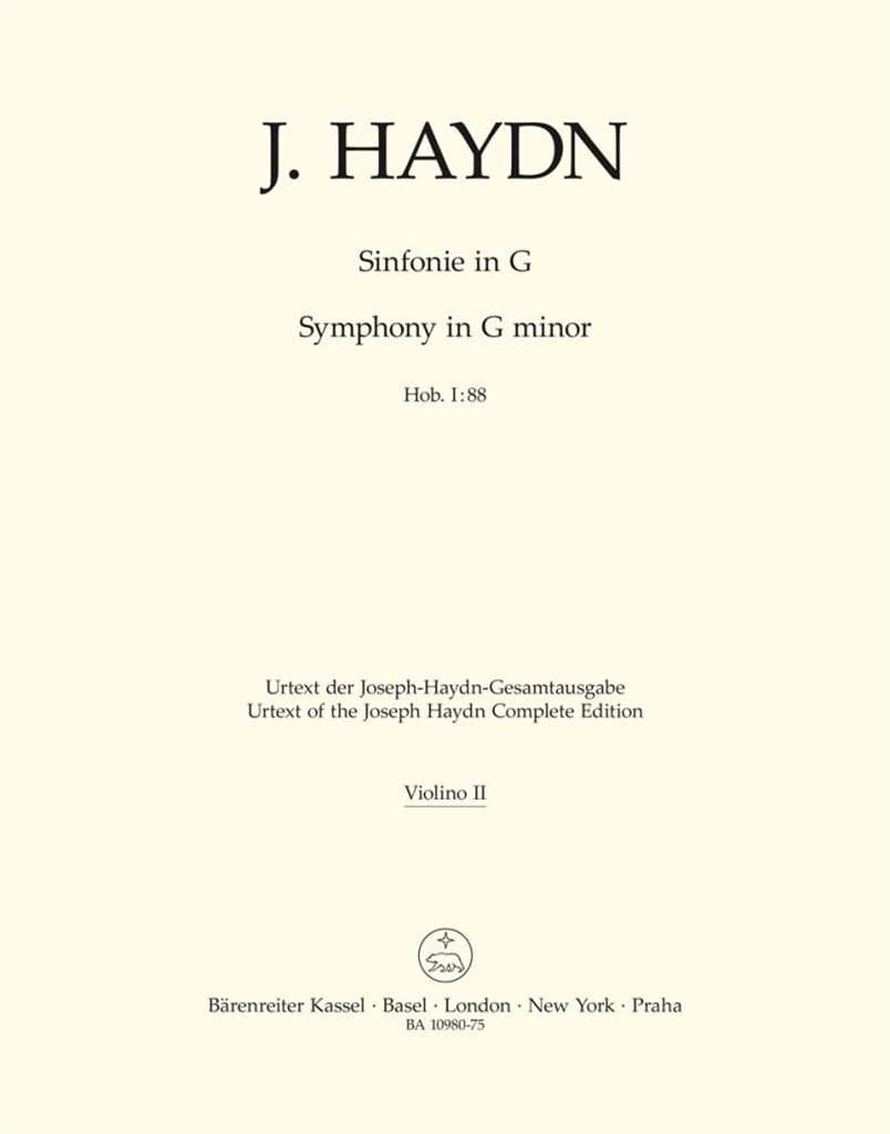 Symphony in G major No. 88