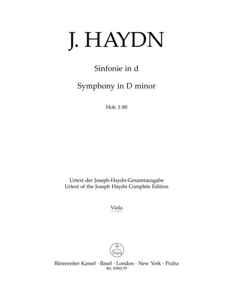 Sinfonie in D minor