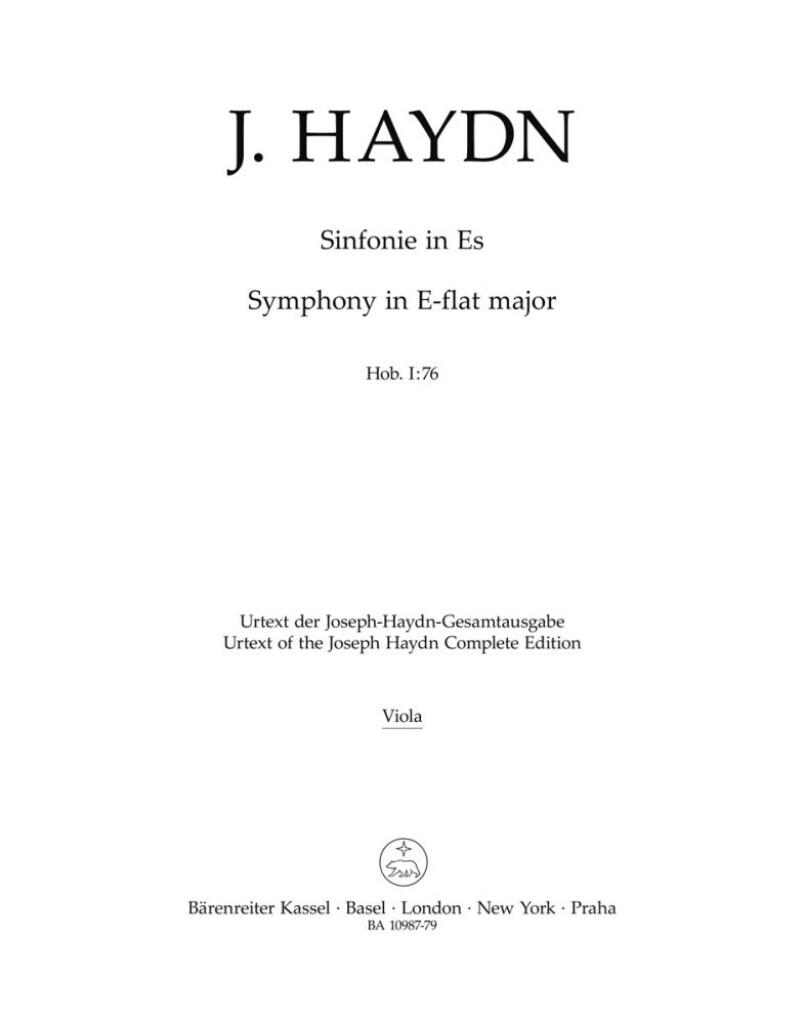 Symphony in Eb major No. 76