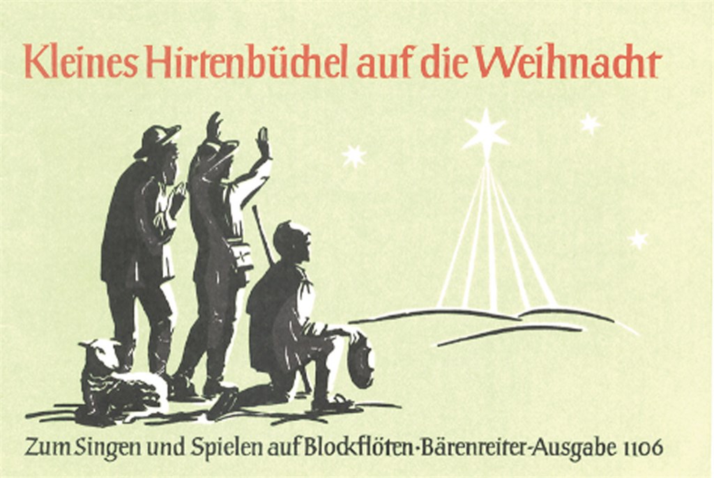 Kleines Hirtenbuechel auf die Weihnacht