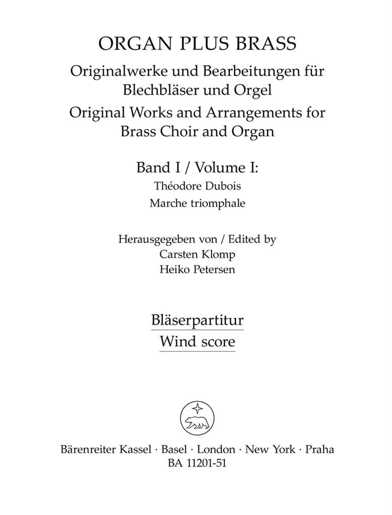 organ plus brass, Volume I